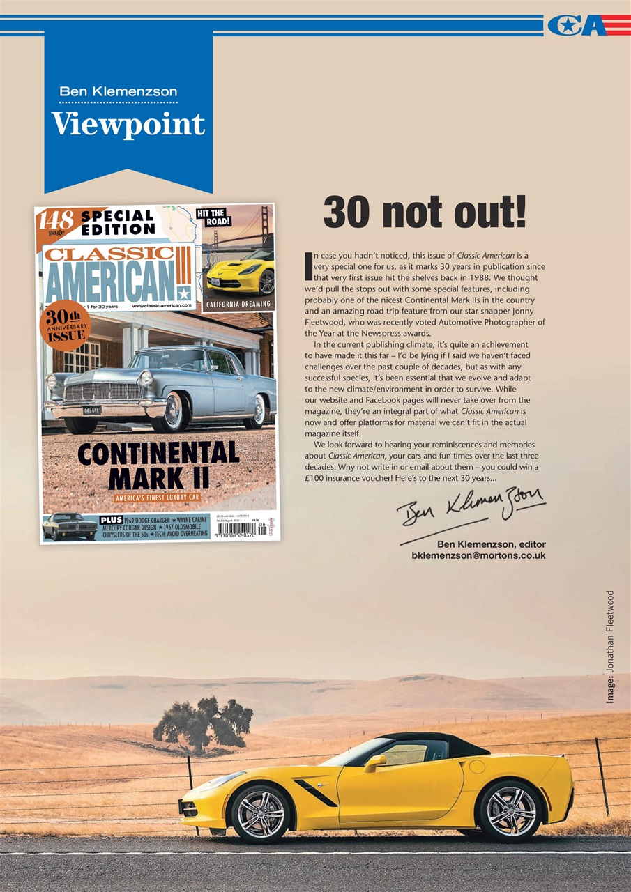 Classic American Magazine Preview Pages