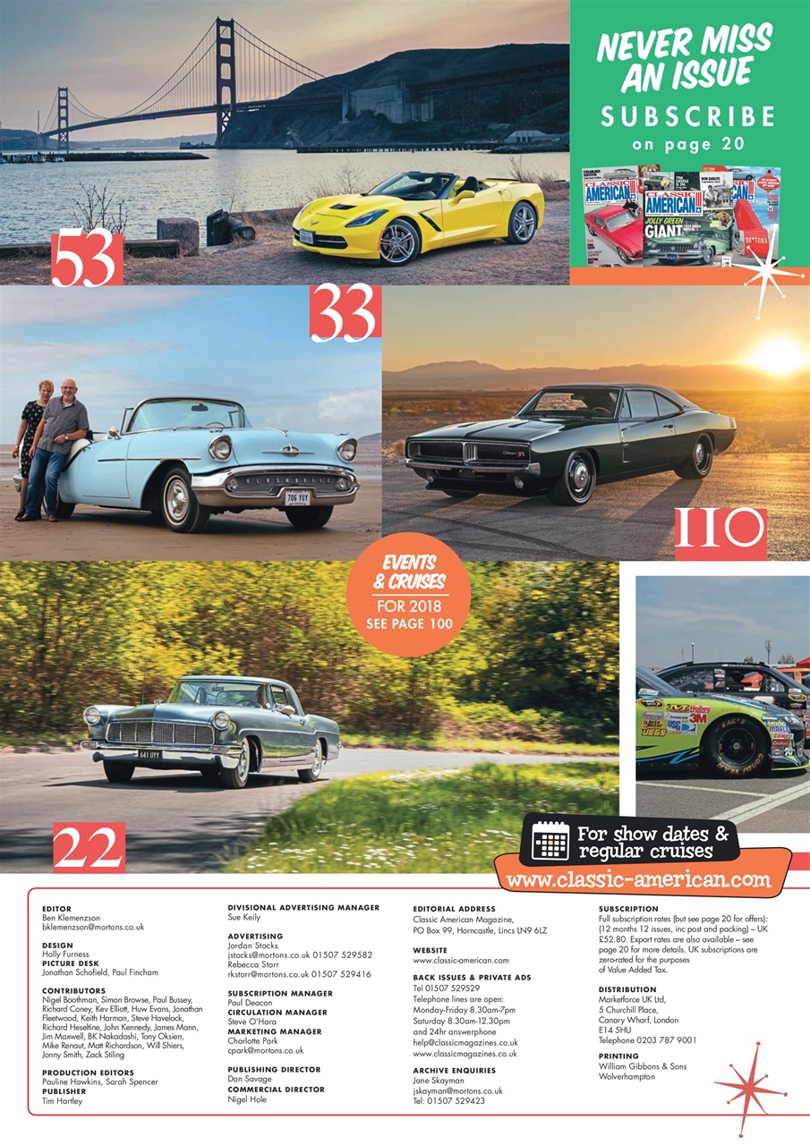 Classic American Magazine Preview Pages