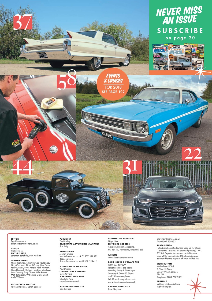 Classic American Magazine Preview Pages