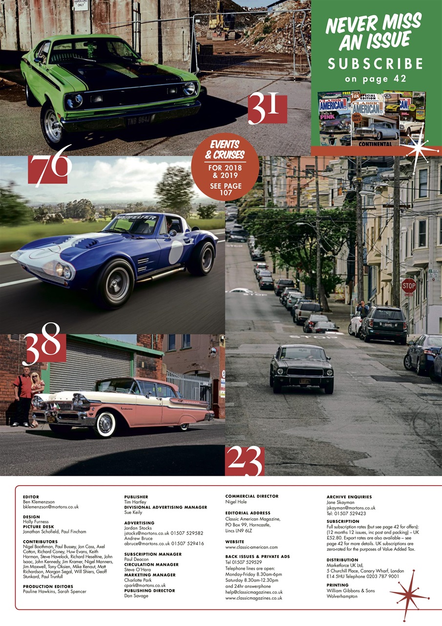 Classic American Magazine Preview Pages