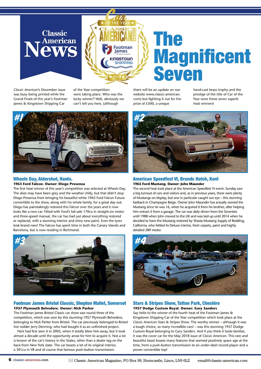 Classic American Magazine Preview Pages