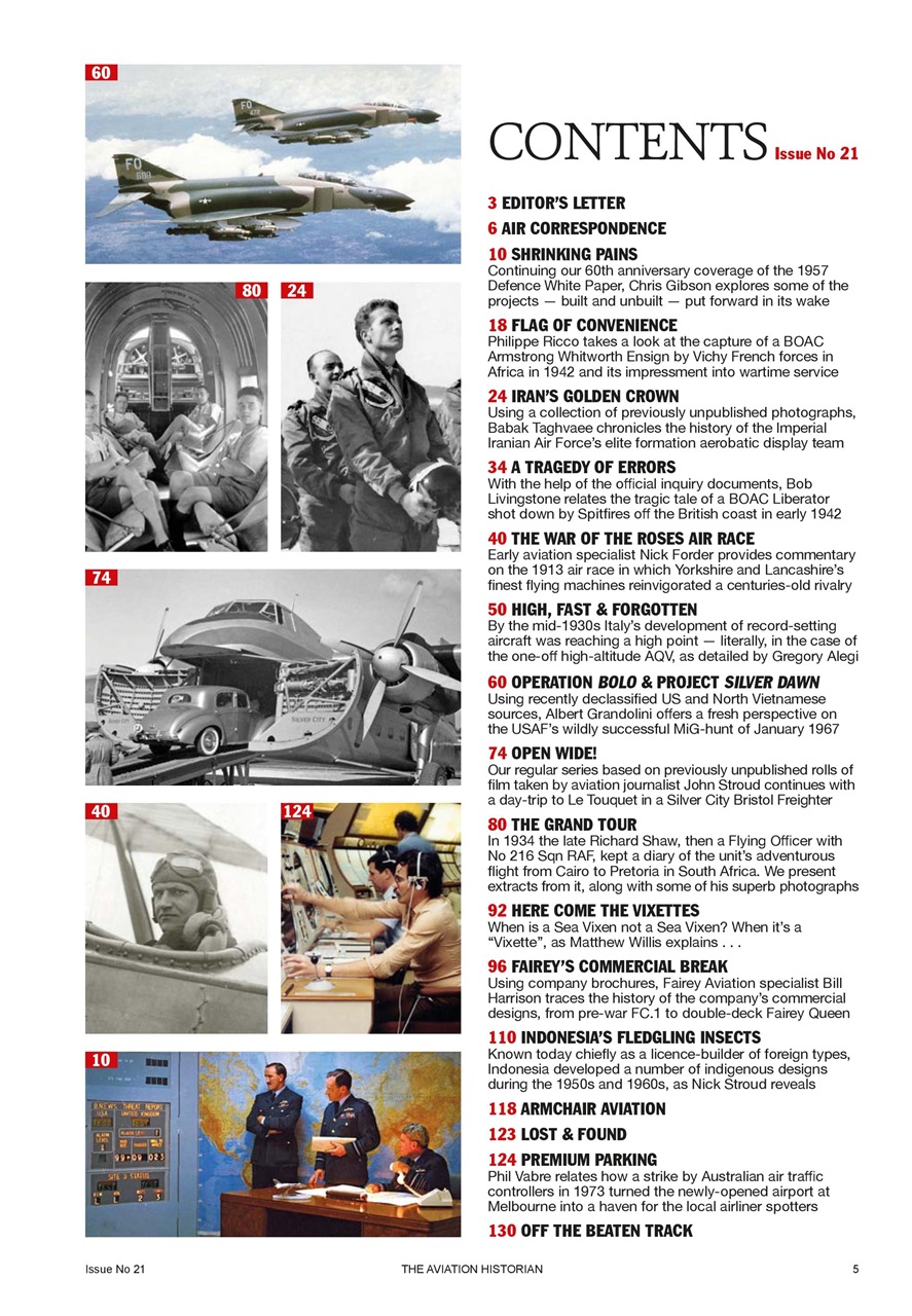 The Aviation Historian Magazine Preview Pages