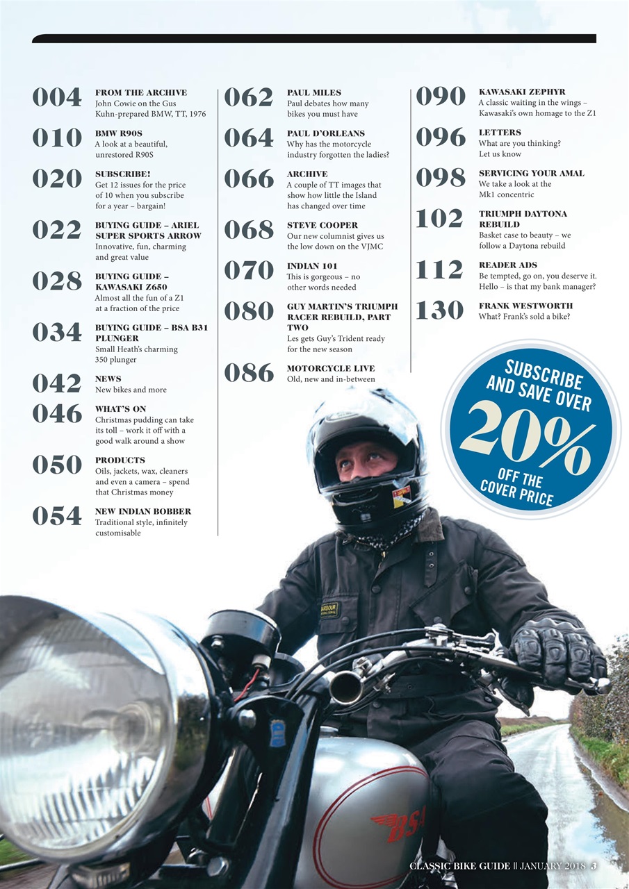 Classic Bike Guide Preview Pages