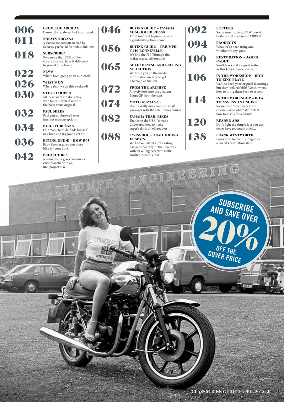 Classic Bike Guide Preview Pages