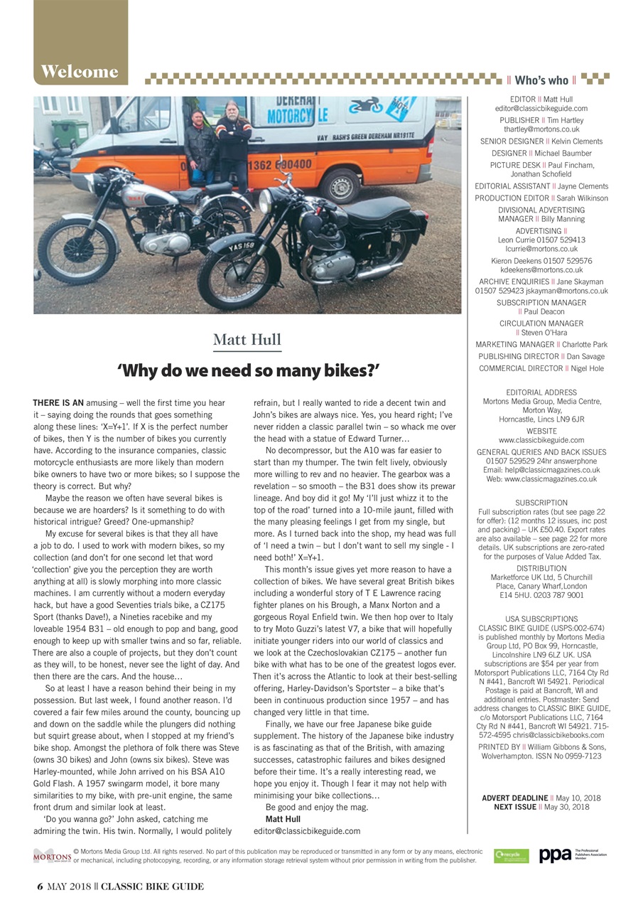 Classic Bike Guide Preview Pages