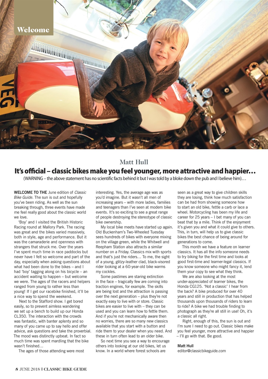Classic Bike Guide Preview Pages