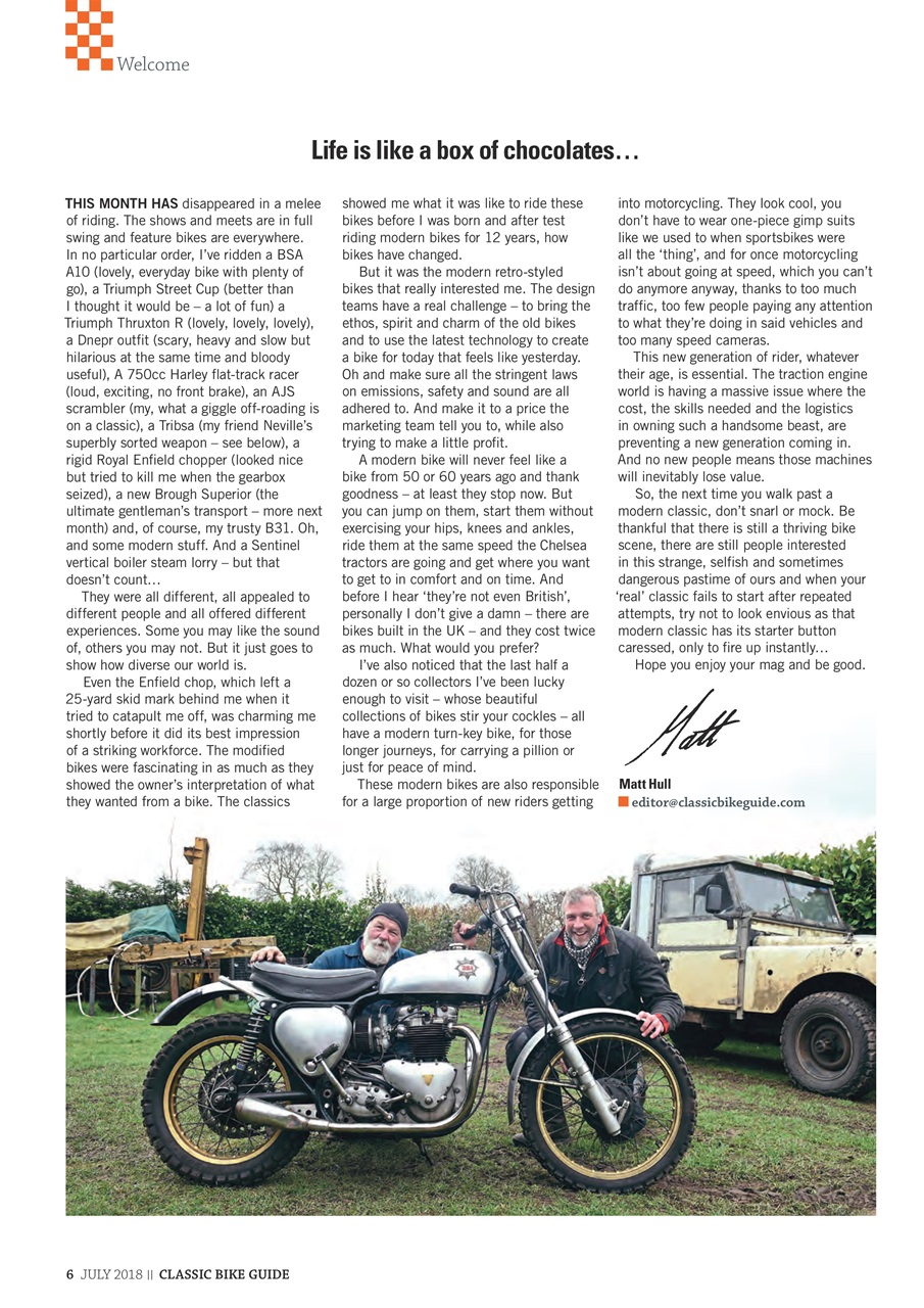 Classic Bike Guide Preview Pages