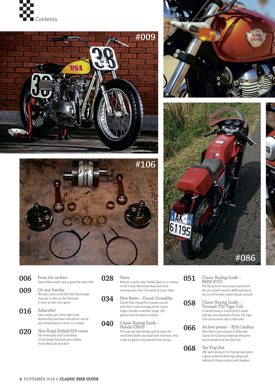 Classic Bike Guide Preview Pages