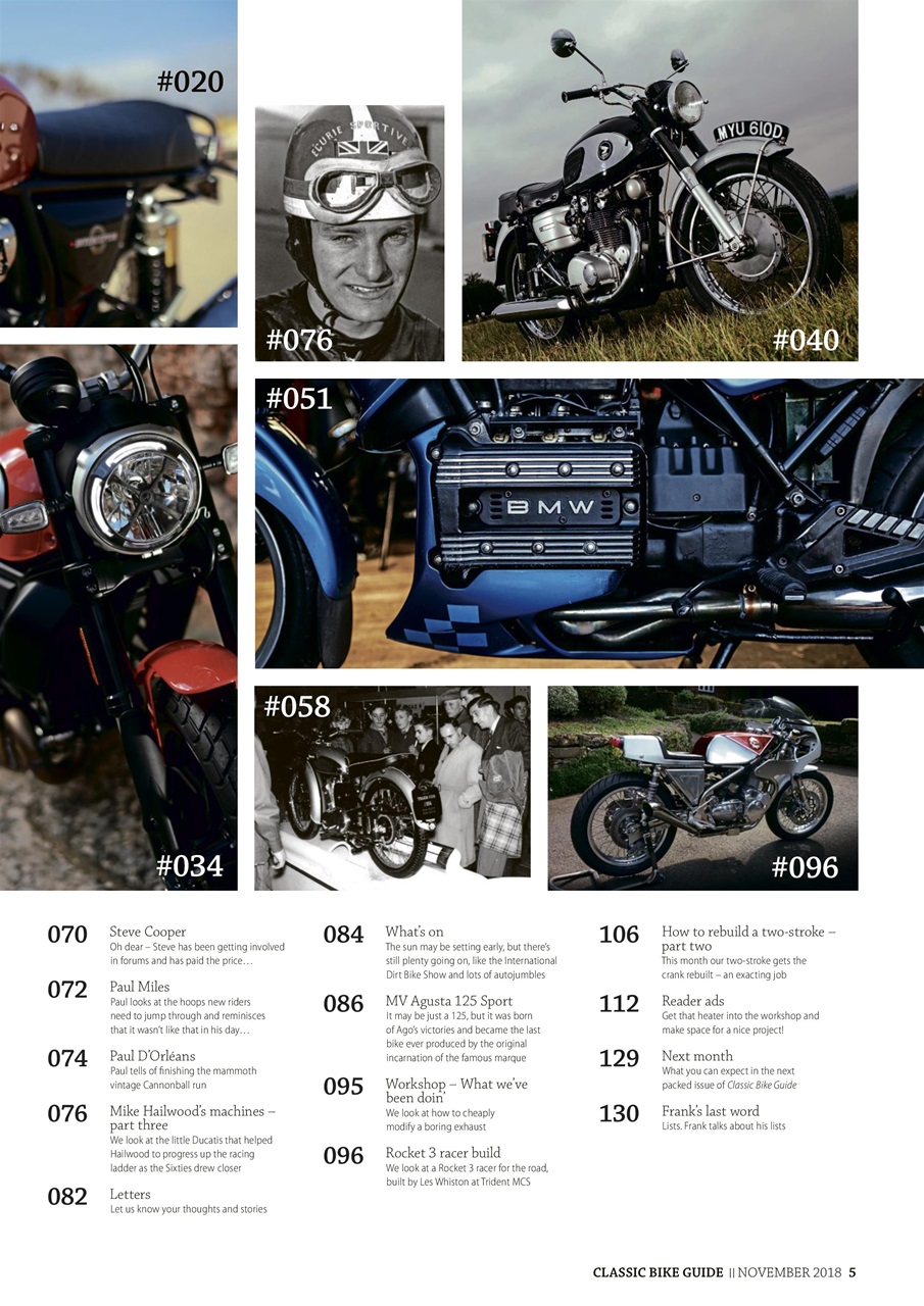 Classic Bike Guide Preview Pages