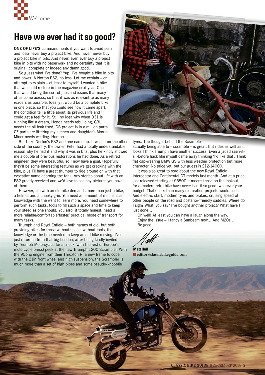 Classic Bike Guide Preview Pages