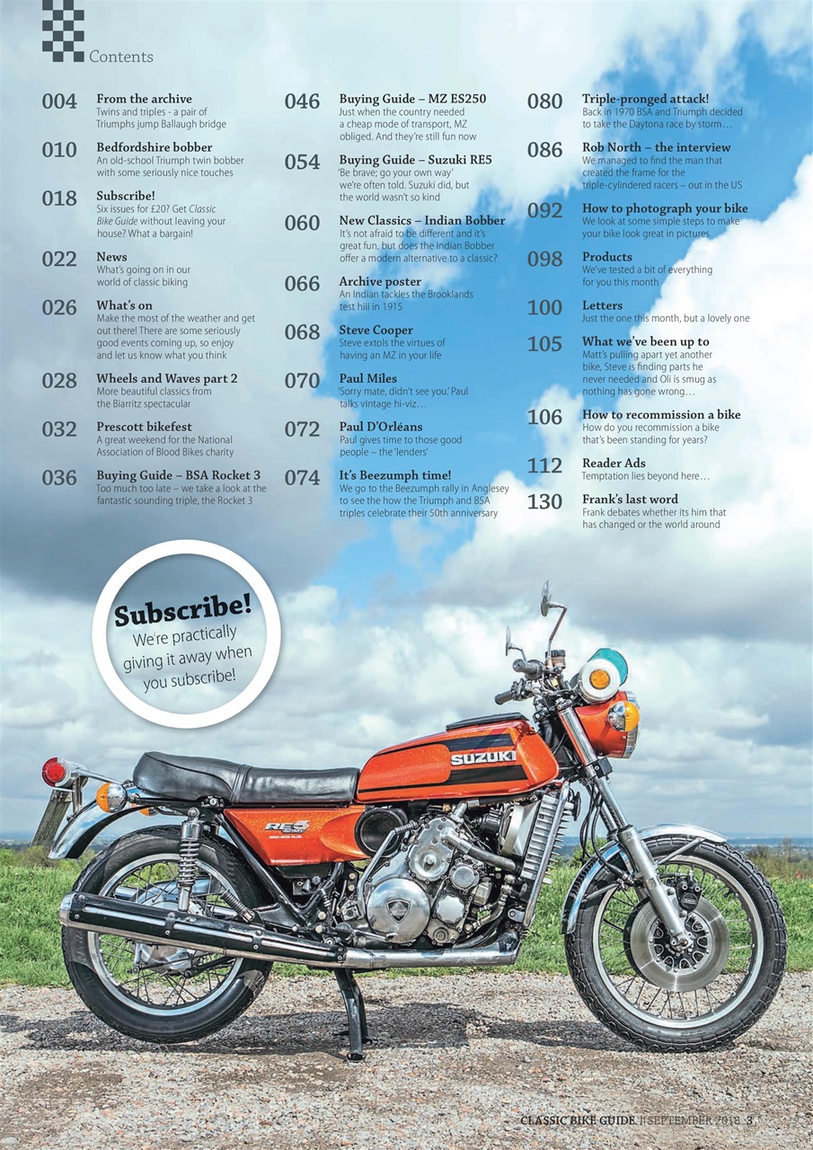 Classic Bike Guide Preview Pages