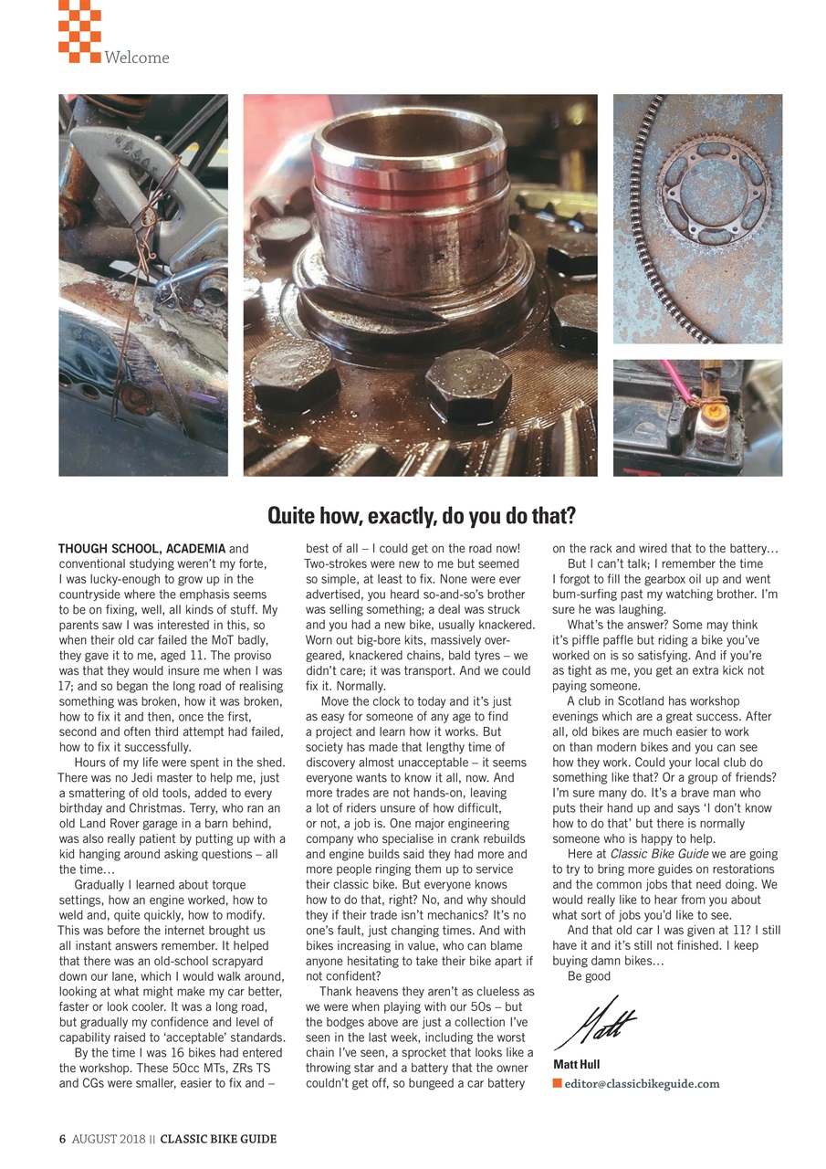 Classic Bike Guide Preview Pages