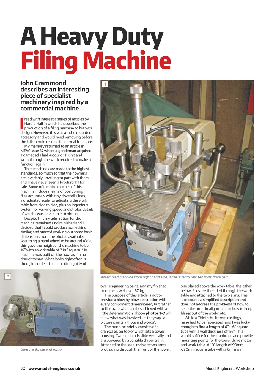 Model Engineer & Workshop Magazine Preview Pages