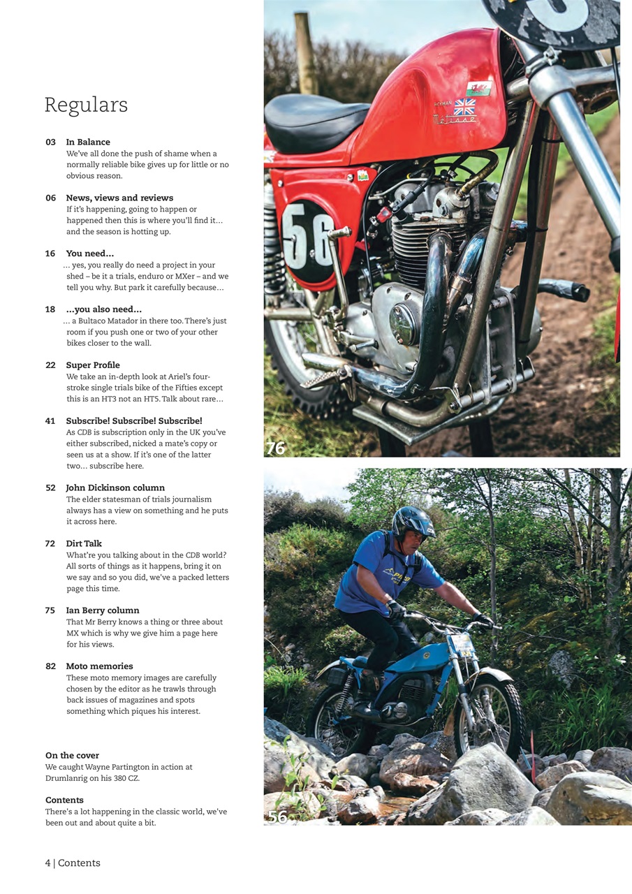 Classic Dirt Bike Preview Pages