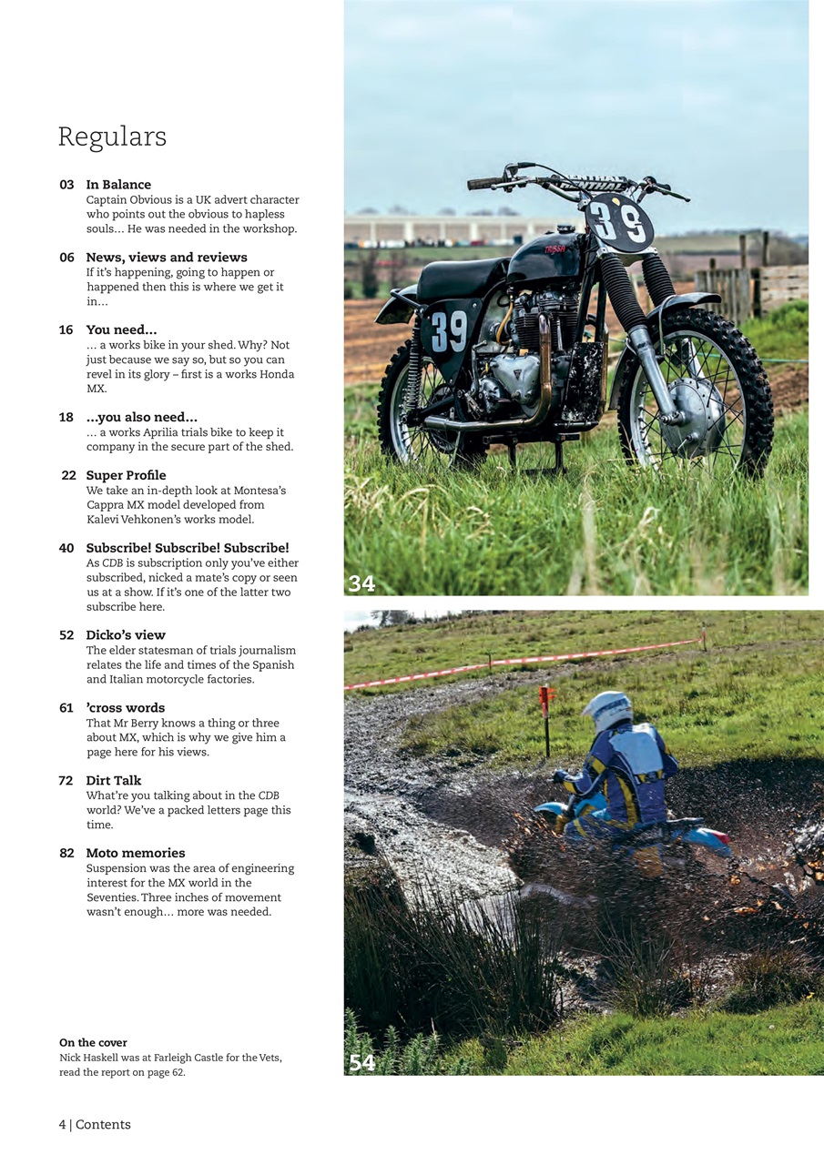 Classic Dirt Bike Preview Pages
