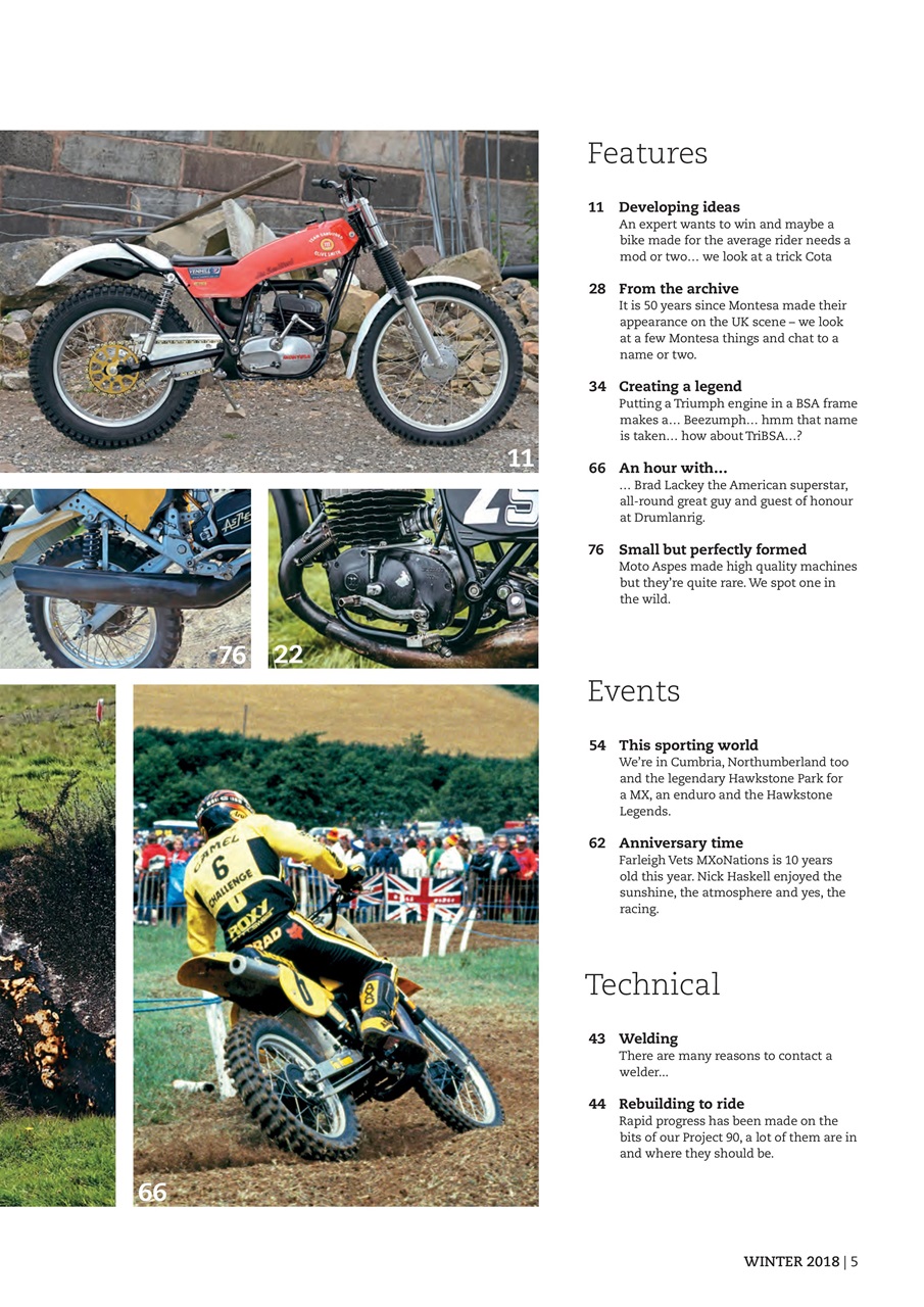 Classic Dirt Bike Preview Pages