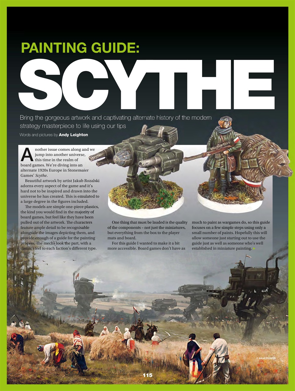 Tabletop Gaming Preview Pages