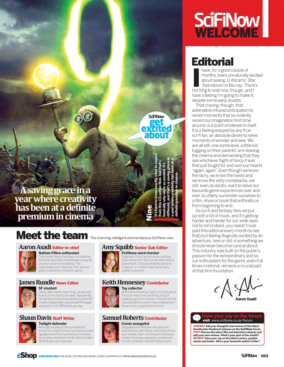 SciFiNow Preview Pages