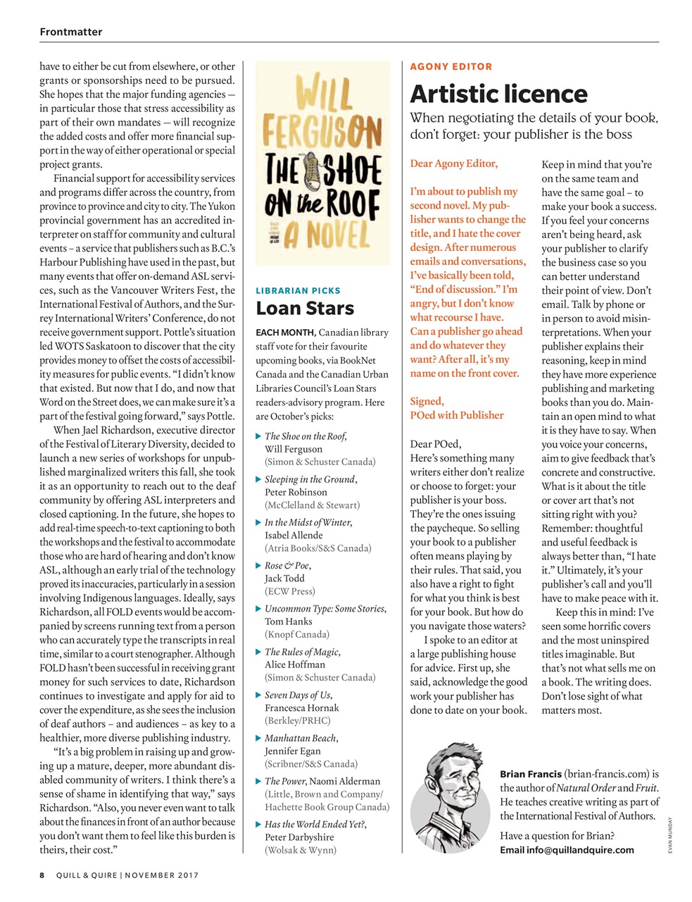 Quill & Quire Preview Pages