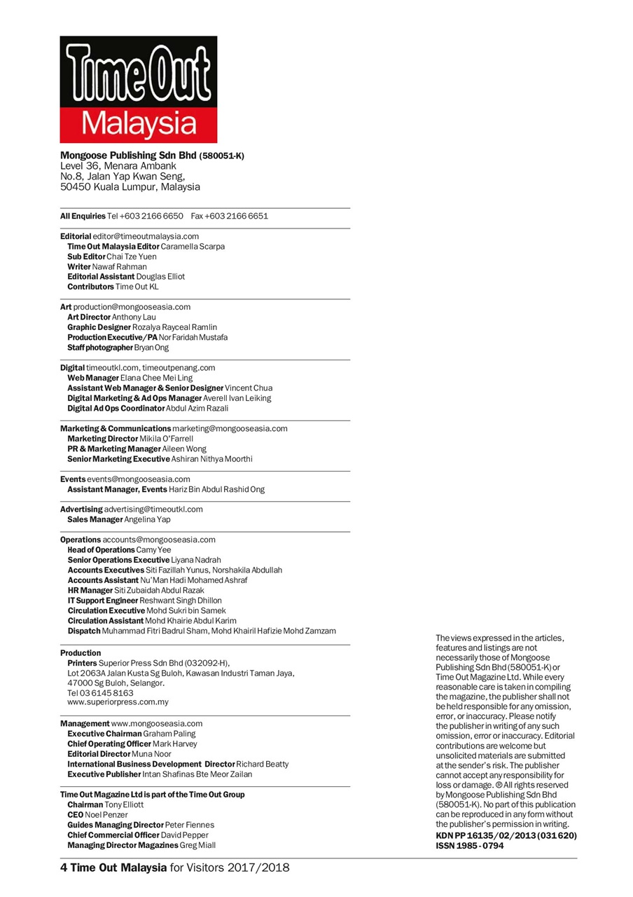 Time Out Malaysia Preview Pages