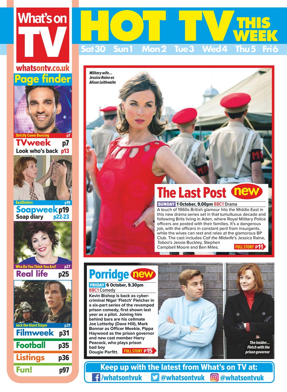 What's on TV Preview Pages