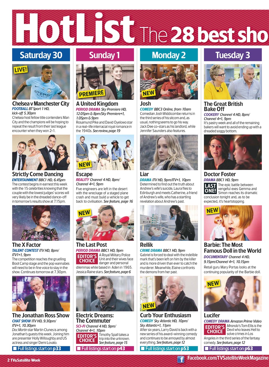 TV & Satellite Week Preview Pages