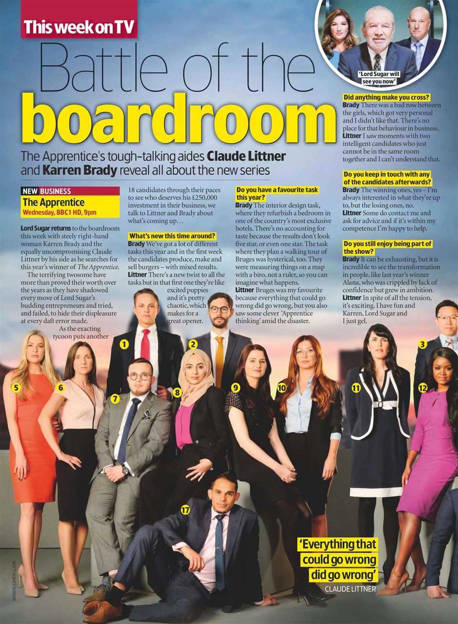 TV & Satellite Week Preview Pages