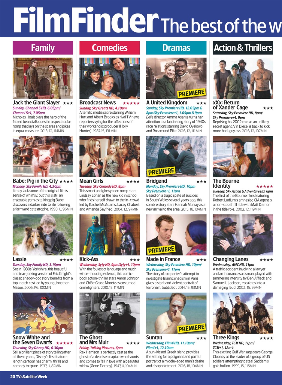 TV & Satellite Week Preview Pages