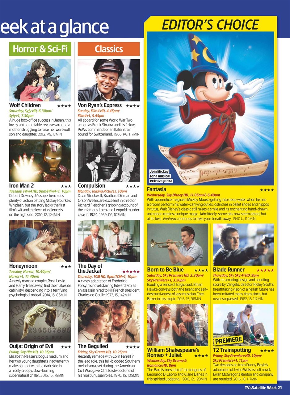 TV & Satellite Week Preview Pages