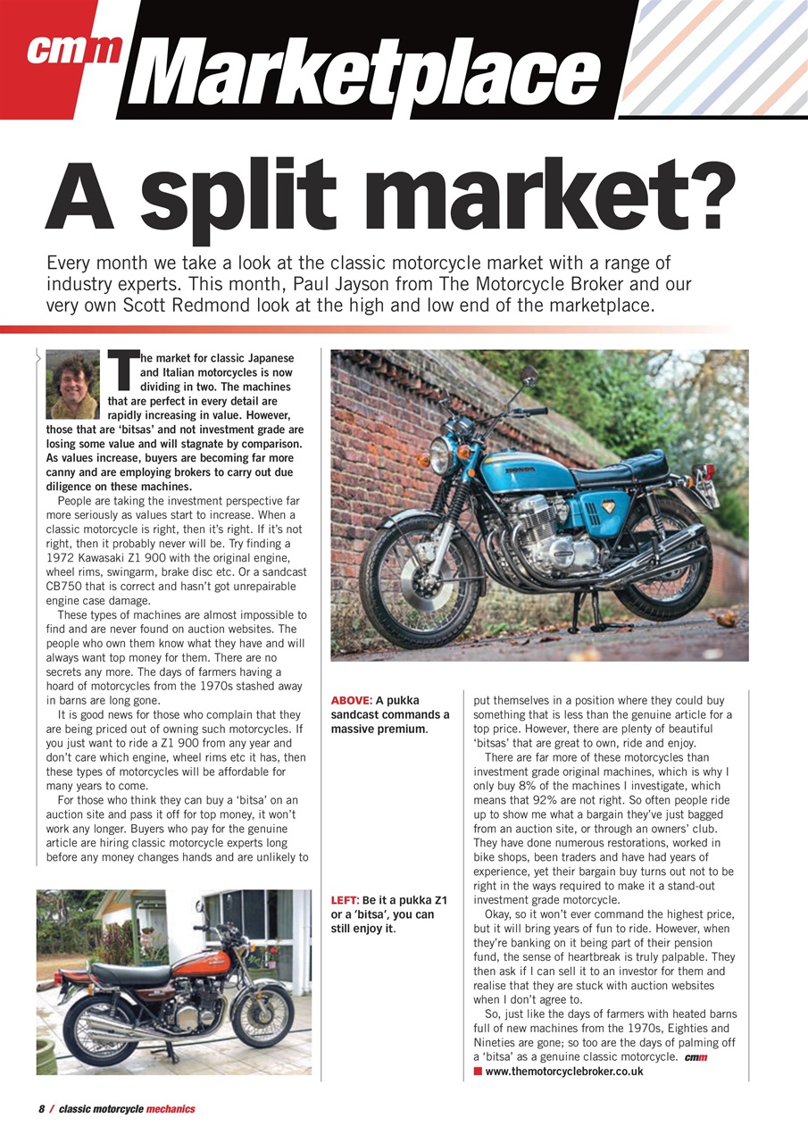 Classic Motorcycle Mechanics Preview Pages