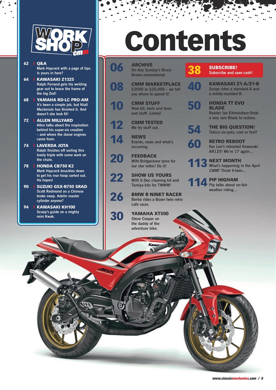 Classic Motorcycle Mechanics Preview Pages