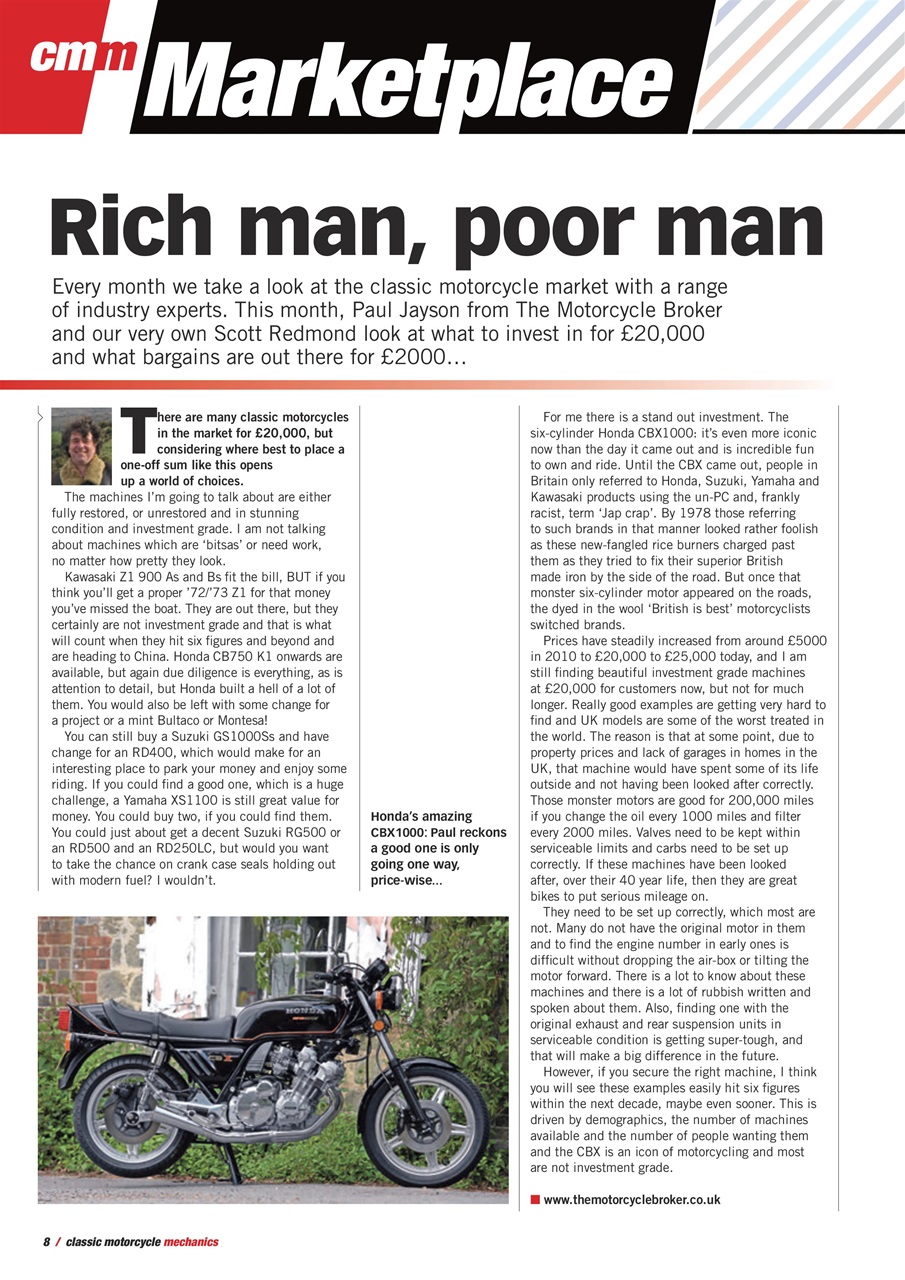 Classic Motorcycle Mechanics Preview Pages