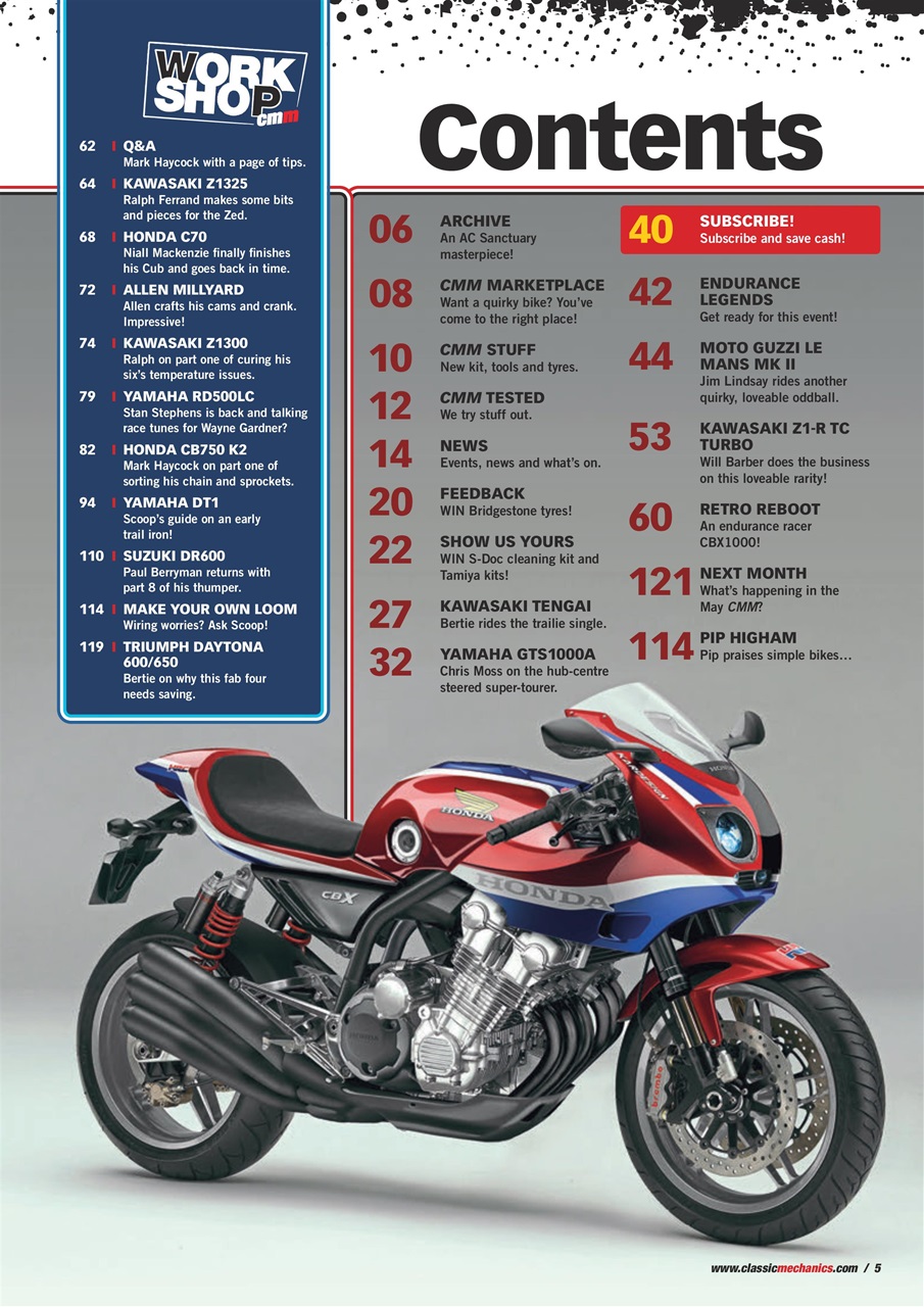 Classic Motorcycle Mechanics Preview Pages
