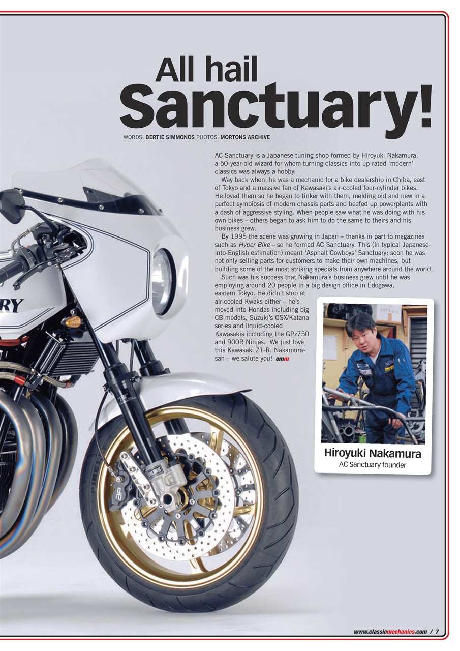 Classic Motorcycle Mechanics Preview Pages