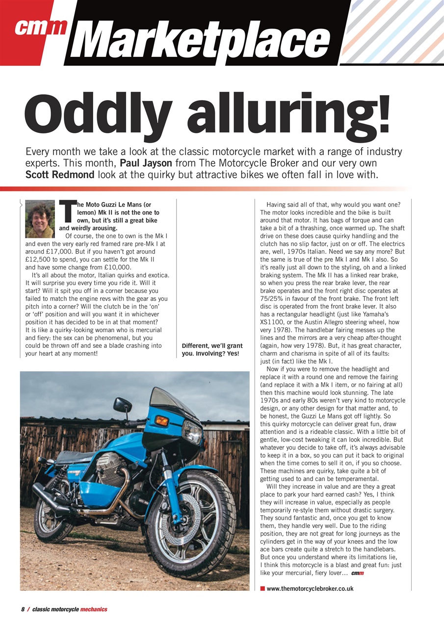Classic Motorcycle Mechanics Preview Pages