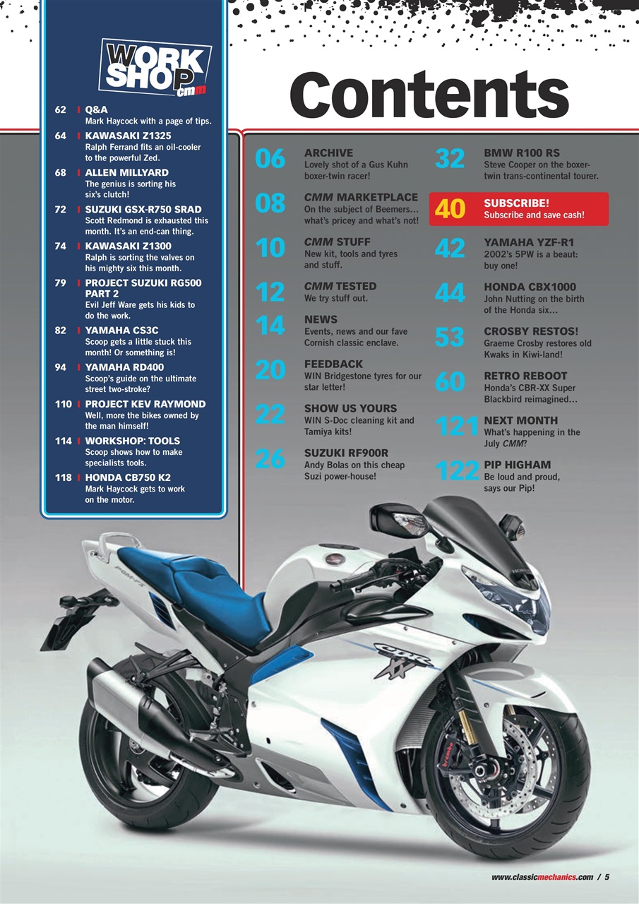Classic Motorcycle Mechanics Preview Pages