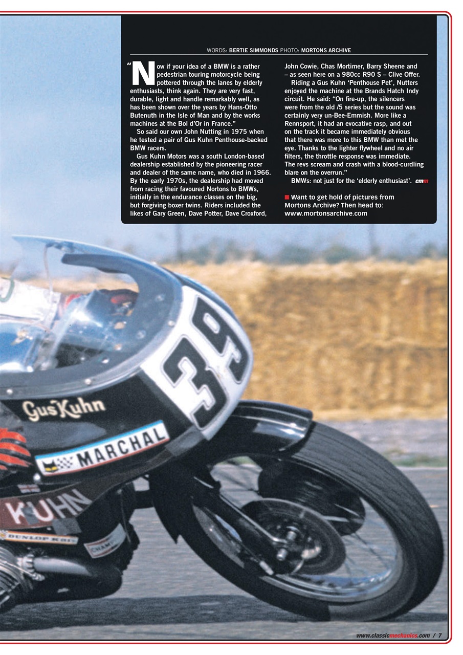 Classic Motorcycle Mechanics Preview Pages