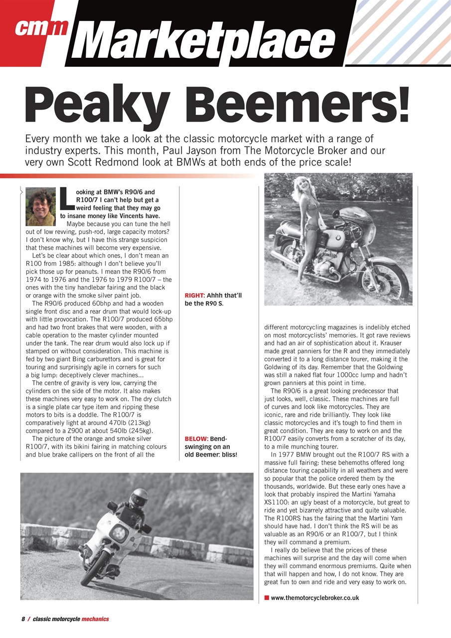 Classic Motorcycle Mechanics Preview Pages