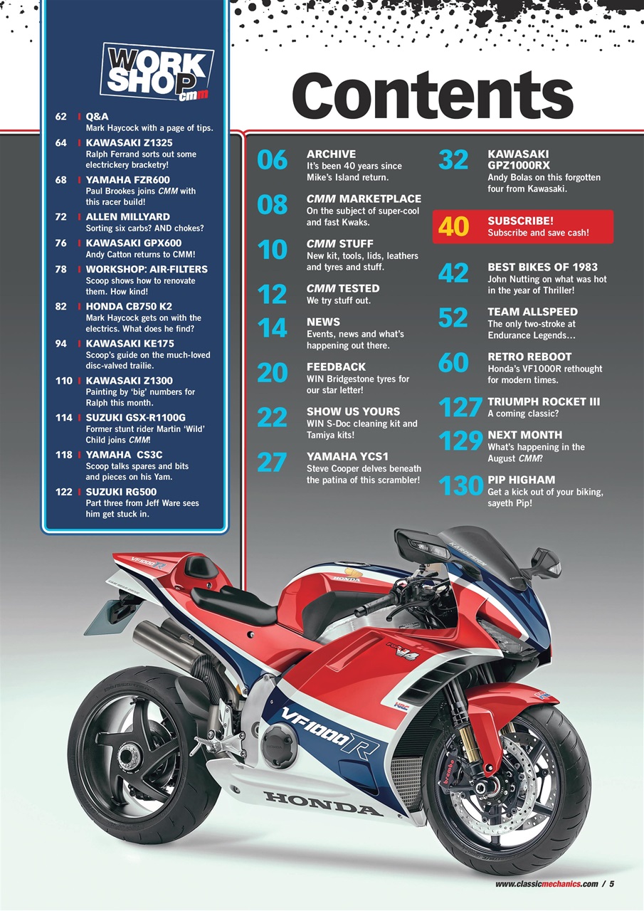 Classic Motorcycle Mechanics Preview Pages