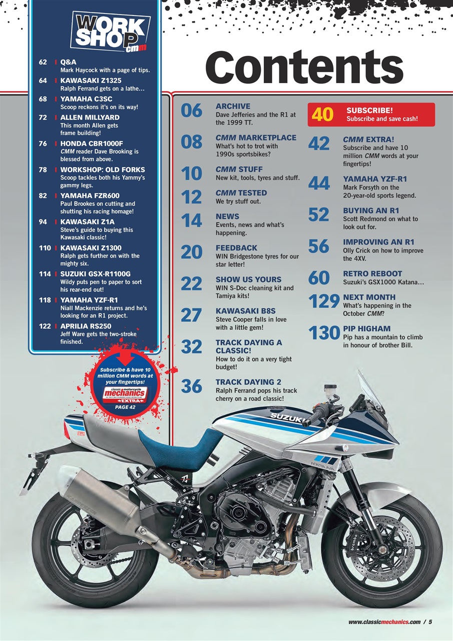 Classic Motorcycle Mechanics Preview Pages