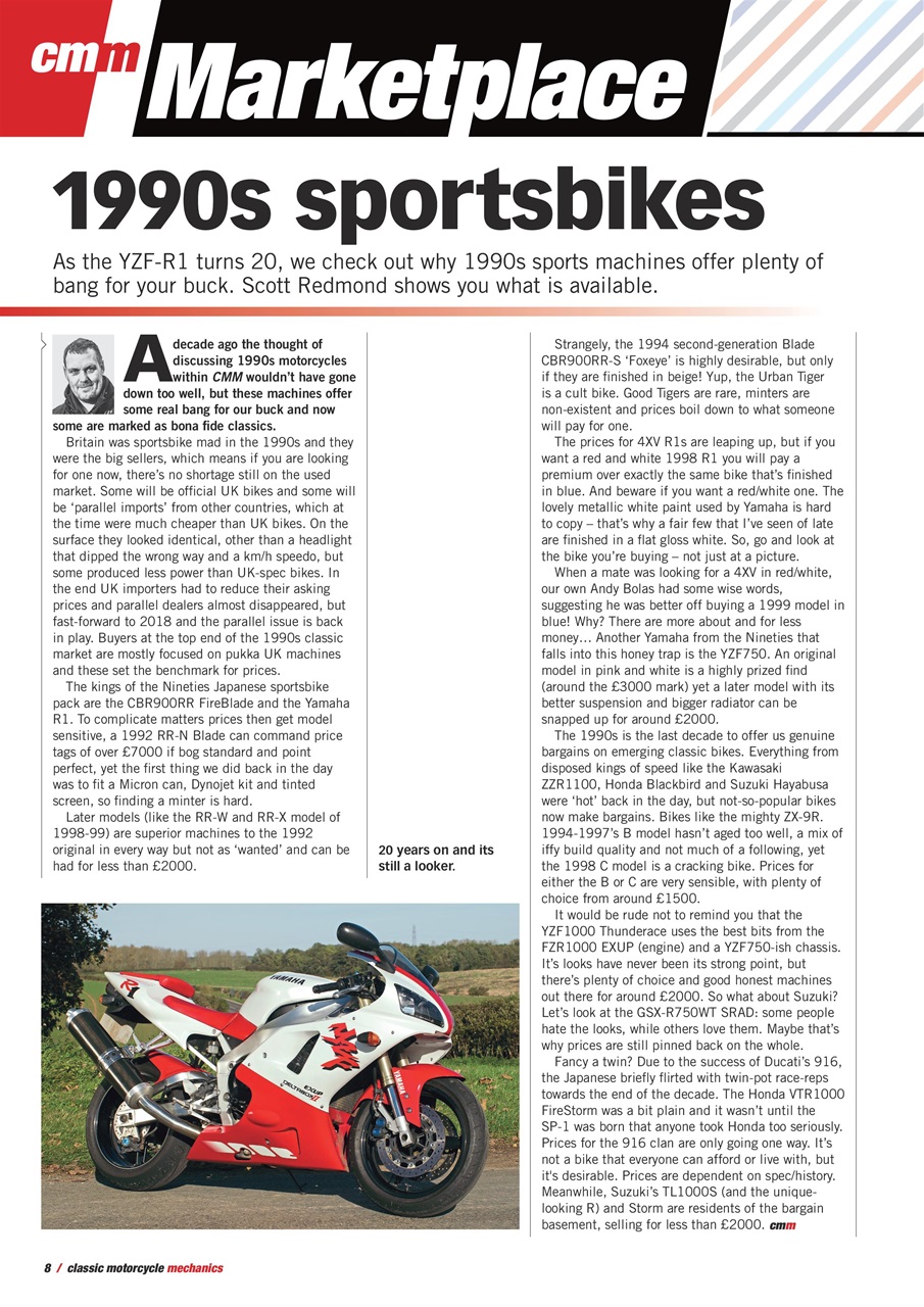 Classic Motorcycle Mechanics Preview Pages