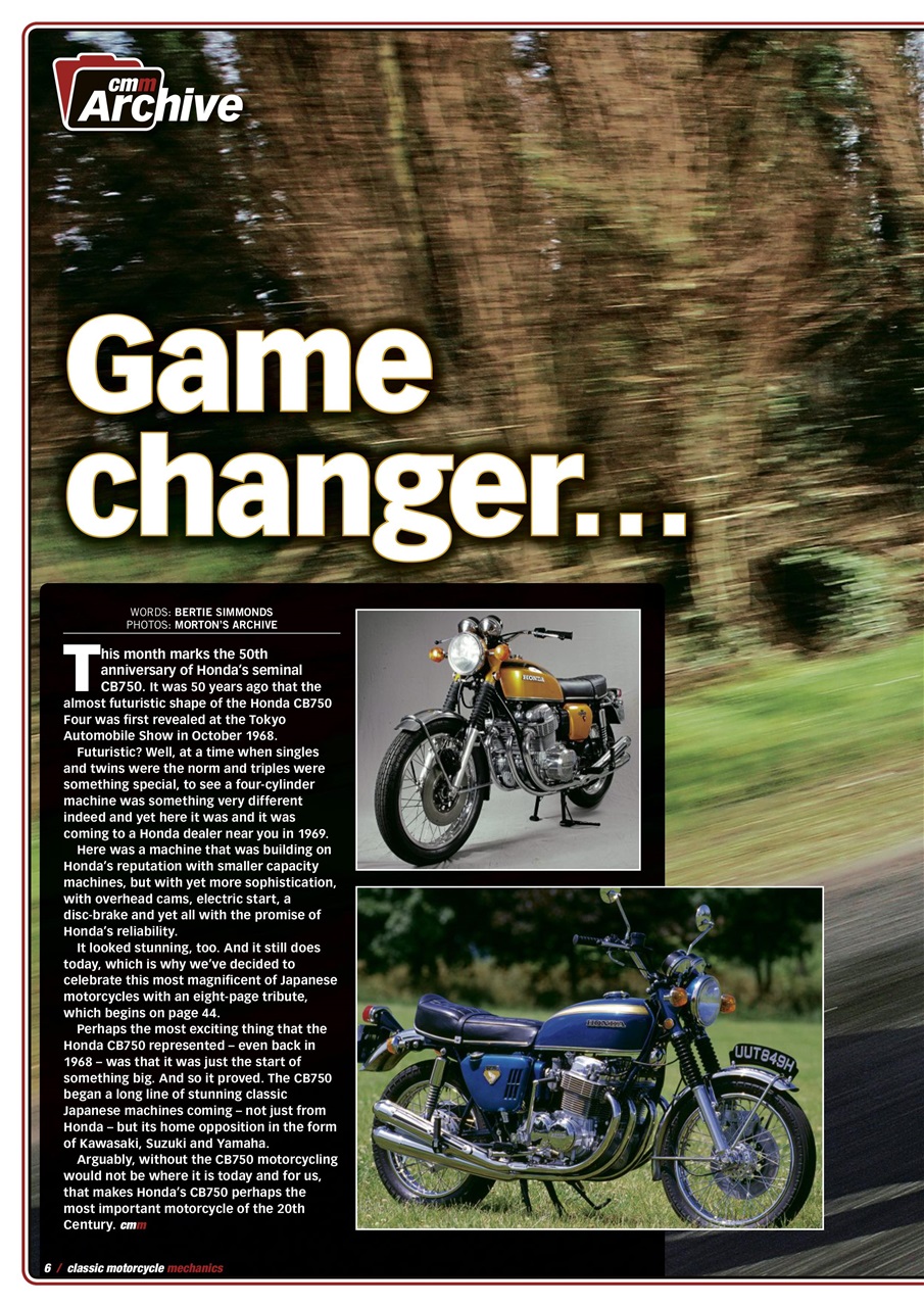 Classic Motorcycle Mechanics Preview Pages