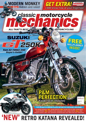 Classic Motorcycle Mechanics issue November 2018