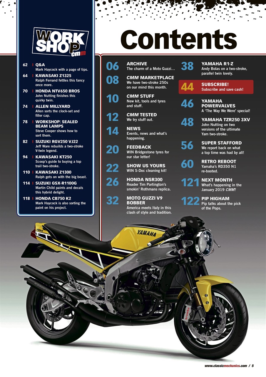 Classic Motorcycle Mechanics Preview Pages