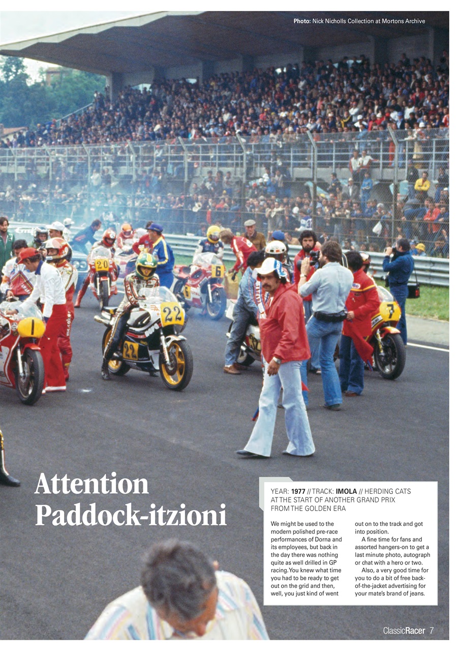 Classic Racer Preview Pages
