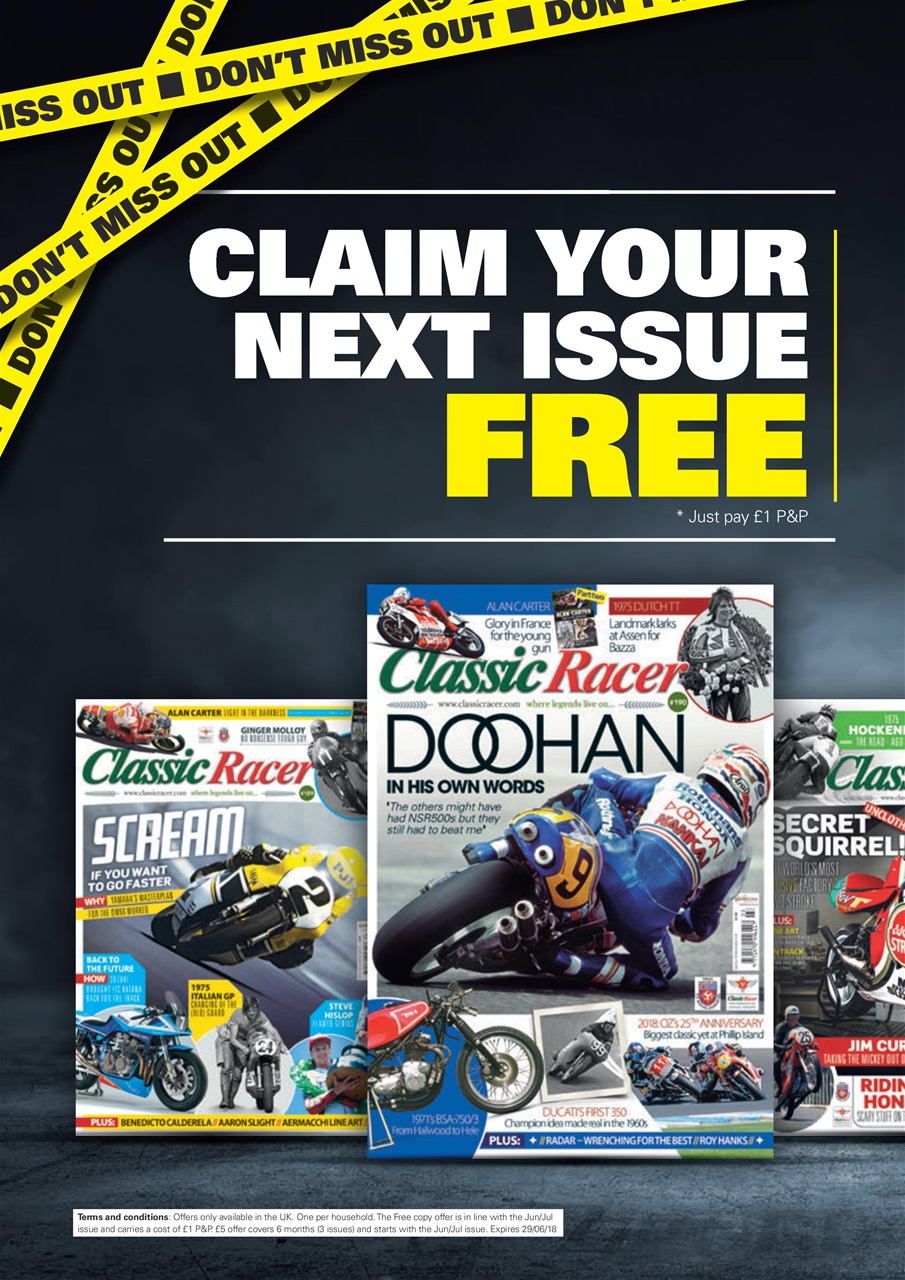 Classic Racer Preview Pages