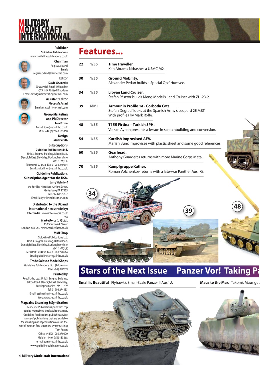 Military Modelcraft International Preview Pages