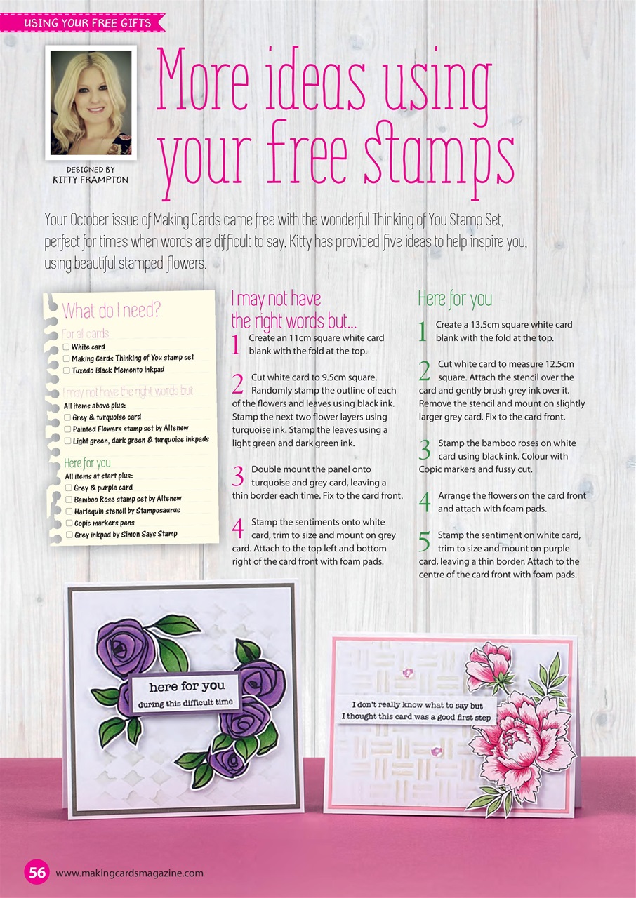 Making Cards & Papercraft Preview Pages