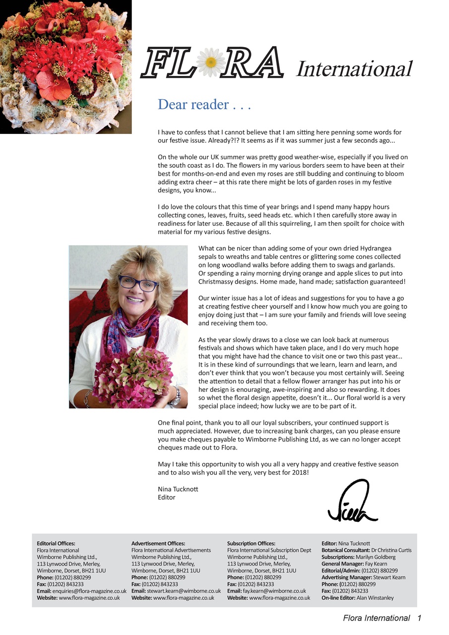 Flora International Preview Pages