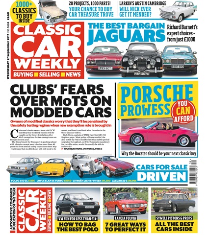 Classic Car Weekly issue 27th September 2017
